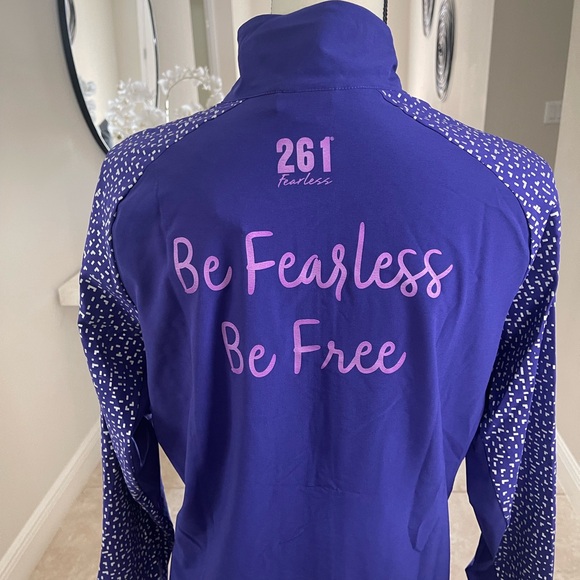 NWT Adidas 261 Fearless Collection zippered front athletic Jacket - Picture 2 of 4